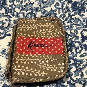 Kavu Brown and Red Patterned Wallet